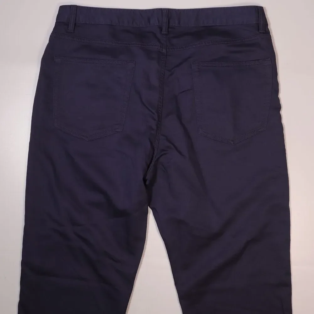 Quince Comfort Stretch Traveler 5-Pocket Pants Deep Navy Mens 35X30